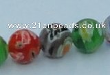 CLG502 16 inches 10mm round lampwork glass beads wholesale
