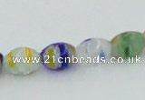 CLG503 16 inches 6*8mm rice lampwork glass beads wholesale