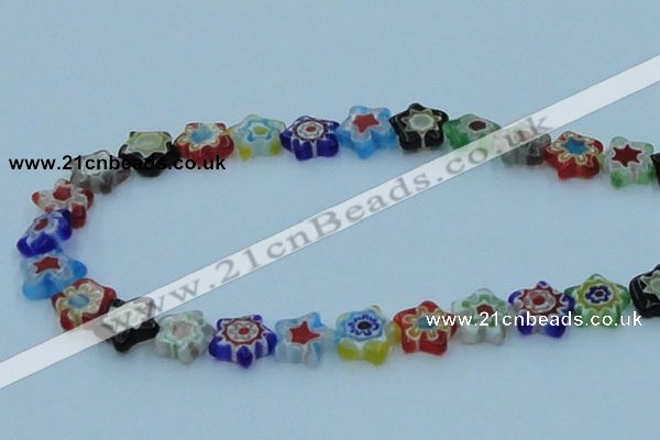 CLG514 16 inches 12*12mm star lampwork glass beads wholesale