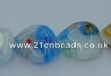 CLG525 16 inches 12*12mm heart lampwork glass beads wholesale
