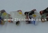 CLG528 16 inches 10*10mm star lampwork glass beads wholesale