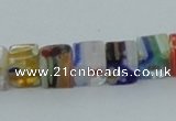 CLG562 16 inches 6*6mm cube lampwork glass beads wholesale