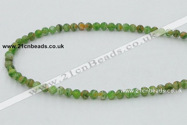 CLG602 16 inches 6mm round lampwork glass beads wholesale