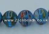 CLG605 16 inches 10mm round lampwork glass beads wholesale