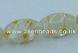 CLG614 3PCS 16 inches 10*16mm rice lampwork glass beads wholesale