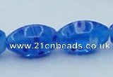 CLG616 3PCS 16 inches 10*16mm rice lampwork glass beads wholesale