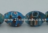 CLG617 3PCS 16 inches 10*16mm rice lampwork glass beads wholesale