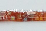 CLG618 5PCS 16 inches 8*10mm rectangle lampwork glass beads wholesale