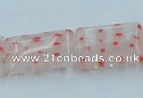 CLG619 5PCS 16 inches 10*14mm rectangle lampwork glass beads wholesale