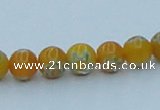 CLG623 10PCS 16 inches 6mm round lampwork glass beads wholesale