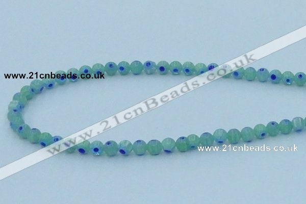 CLG624 10PCS 16 inches 6mm round lampwork glass beads wholesale