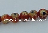 CLG626 10PCS 16 inches 6mm round lampwork glass beads wholesale