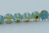 CLG627 10PCS 16 inches 6mm round lampwork glass beads wholesale