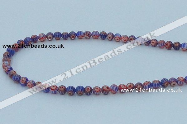 CLG628 10PCS 16 inches 6mm round lampwork glass beads wholesale