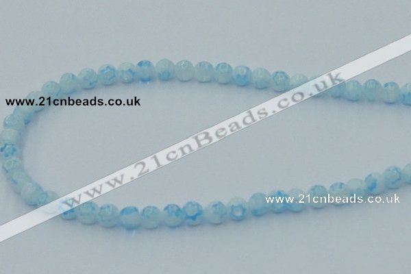 CLG629 10PCS 16 inches 6mm round lampwork glass beads wholesale