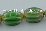 CLG638 5PCS 16 inches 10*14mm oval lampwork glass beads wholesale