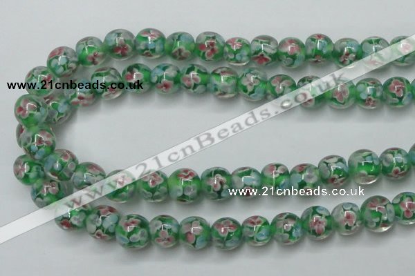 CLG753 15.5 inches 10mm round lampwork glass beads wholesale