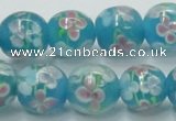 CLG755 15.5 inches 10mm round lampwork glass beads wholesale