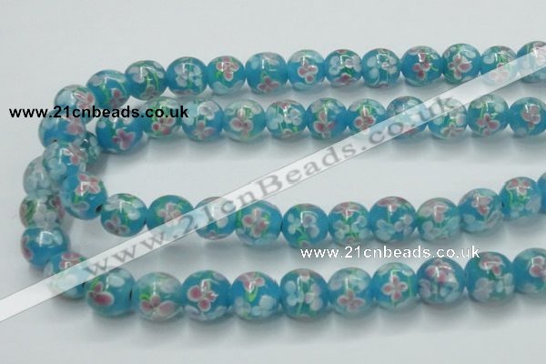 CLG755 15.5 inches 10mm round lampwork glass beads wholesale