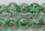 CLG757 15.5 inches 10mm round lampwork glass beads wholesale