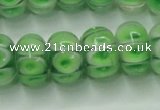 CLG774 14 inches 8*12mm rondelle lampwork glass beads wholesale