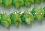 CLG789 15.5 inches 11*13mm rose lampwork glass beads wholesale