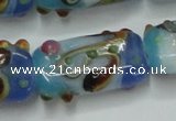 CLG805 15 inches 14*24mm rectangle lampwork glass beads wholesale