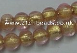 CLG830 12 inches 6mm round lampwork glass beads wholesale