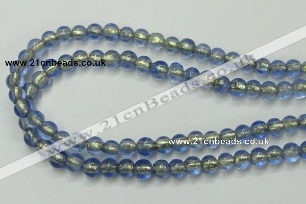 CLG832 15.5 inches 8mm round lampwork glass beads wholesale