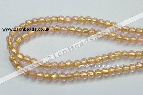 CLG834 15.5 inches 8mm round lampwork glass beads wholesale