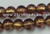 CLG835 15.5 inches 8mm round lampwork glass beads wholesale