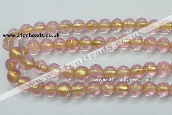 CLG838 15.5 inches 12mm round lampwork glass beads wholesale