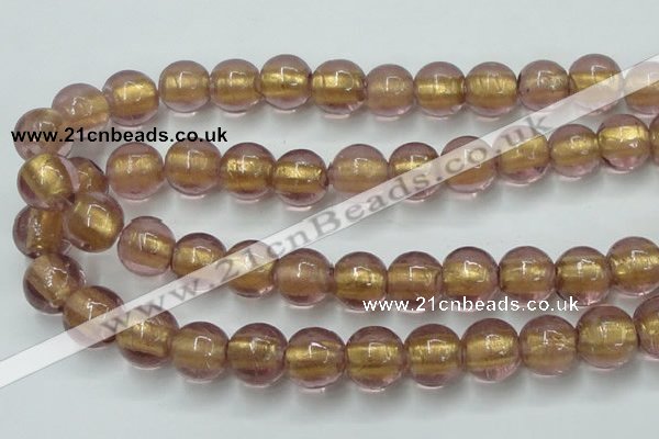 CLG841 15.5 inches 12mm round lampwork glass beads wholesale