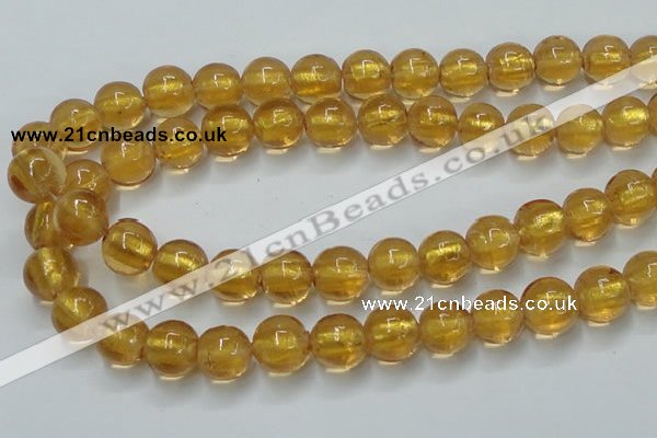 CLG842 15.5 inches 12mm round lampwork glass beads wholesale