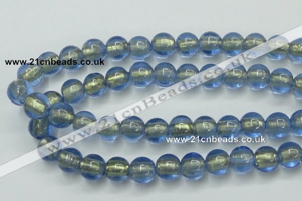 CLG843 15.5 inches 12mm round lampwork glass beads wholesale