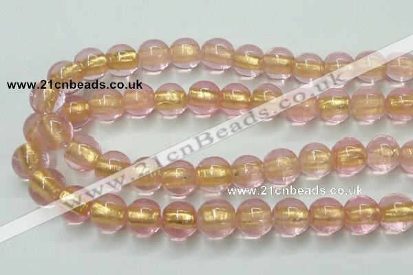 CLG845 15.5 inches 14mm round lampwork glass beads wholesale