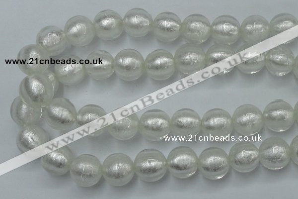 CLG848 15.5 inches 18mm round lampwork glass beads wholesale