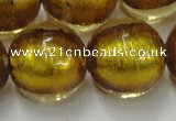CLG850 15.5 inches 18mm round lampwork glass beads wholesale