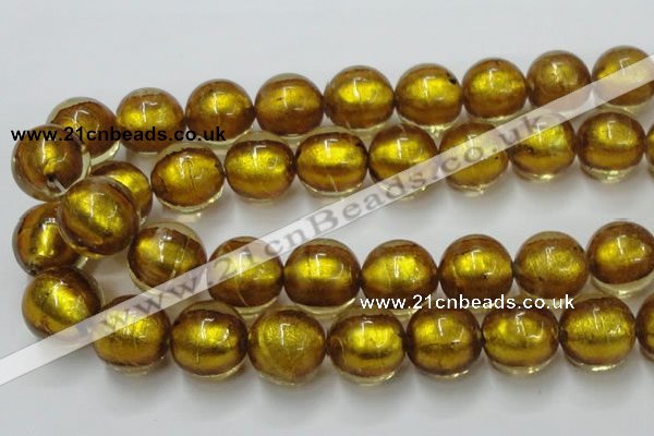 CLG850 15.5 inches 18mm round lampwork glass beads wholesale