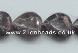 CLI03 15.5 inches 20*20mm heart natural lilac jasper beads wholesale