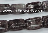 CLI14 15.5 inches 13*18mm rectangle lilac jasper beads wholesale