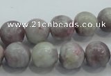 CLI54 15.5 inches 12mm round natural lilac jasper beads wholesale