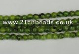 CLJ200 15.5 inches 4mm round dyed sesame jasper beads wholesale