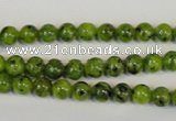 CLJ210 15.5 inches 6mm round dyed sesame jasper beads wholesale