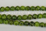 CLJ210 15.5 inches 6mm round dyed sesame jasper beads wholesale