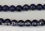 CLJ222 15.5 inches 8mm round dyed sesame jasper beads wholesale