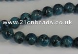 CLJ223 15.5 inches 8mm round dyed sesame jasper beads wholesale