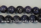 CLJ233 15.5 inches 10mm round dyed sesame jasper beads wholesale