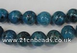 CLJ235 15.5 inches 10mm round dyed sesame jasper beads wholesale