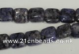 CLJ263 15.5 inches 10*10mm square dyed sesame jasper beads wholesale